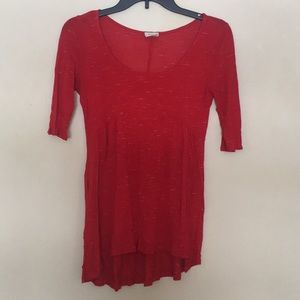 Kimichi blue urban outfitters red distress top XS